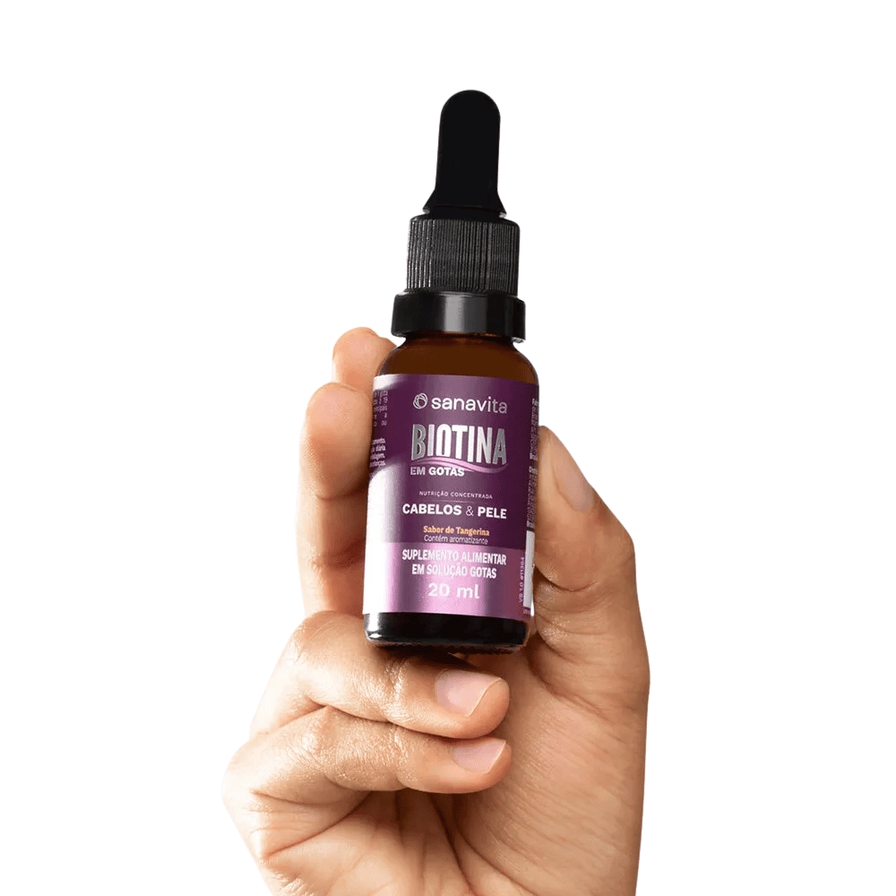Biotina em Gotas, 20ml - Sanavita