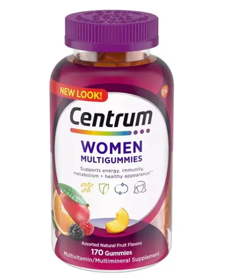 Centrum Women Multigummies, 170 Gomas Sabor Frutas Naturais