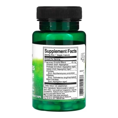 Anti-Gas Enzyme, 40 mg, 90 Cápsulas, Swanson