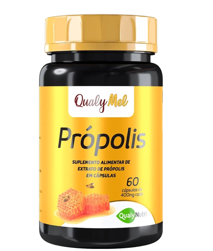 Própolis, 60 Cápsulas, QualyNutri