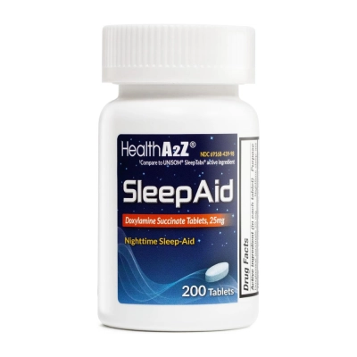 Doxilamina 25mg, Auxiliar de Sono, 200 Comprimidos, Health A2Z