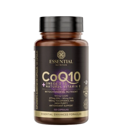 Coenzima CoQ10 100mg, 60 Cápsula, Essential Nutrition