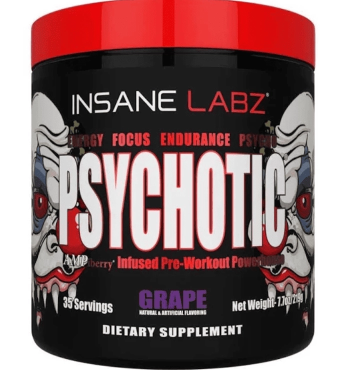 Psychotic Red, Sabor Grape, 219g, Insane Labz