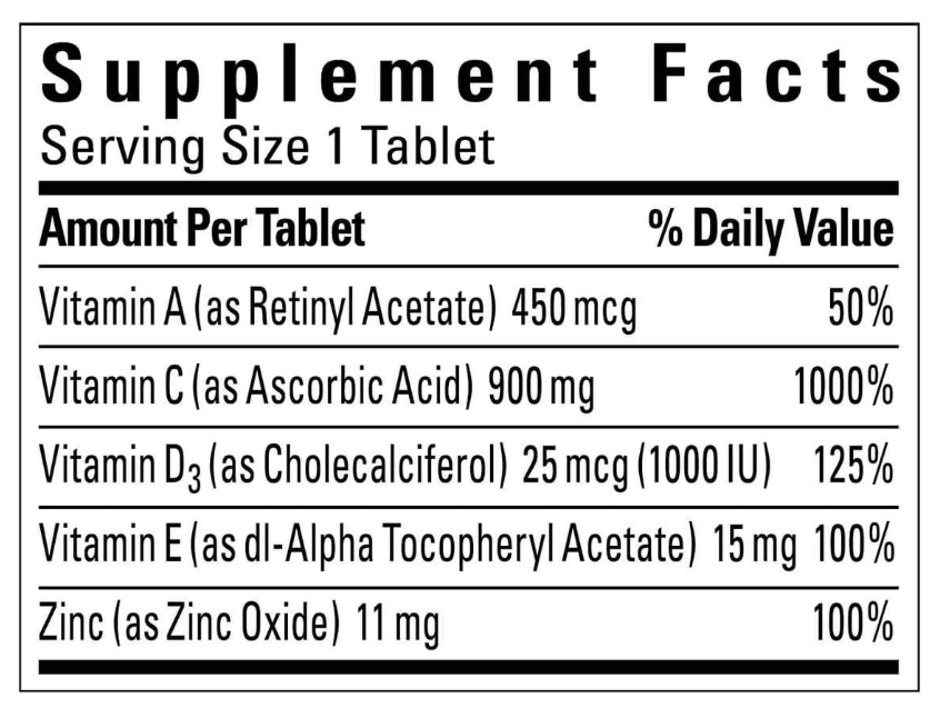 Super C Immune Complex, 200 Comprimidos, Nature Made