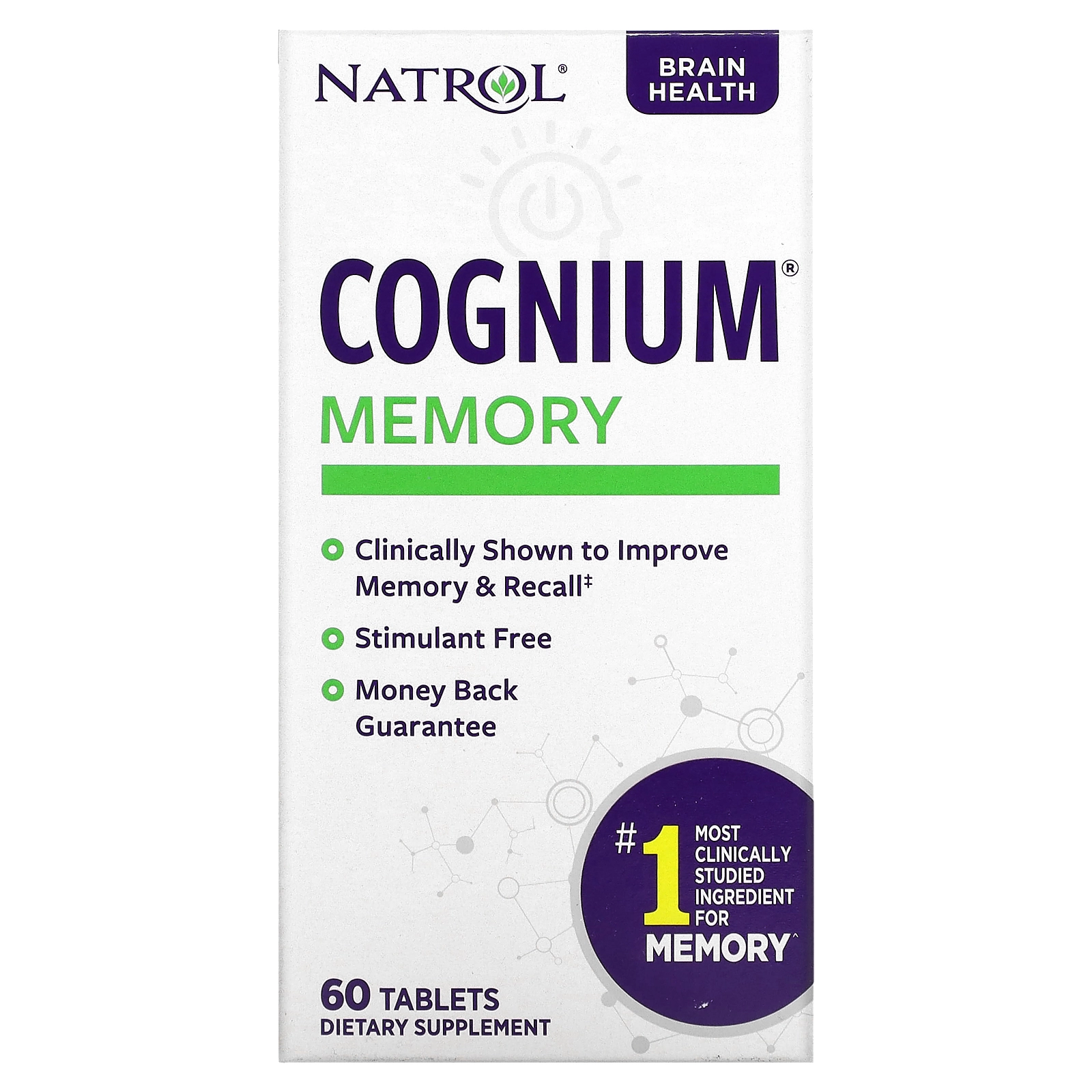 Cognium Memory (Memoria) 60 Comprimidos, Natrol
