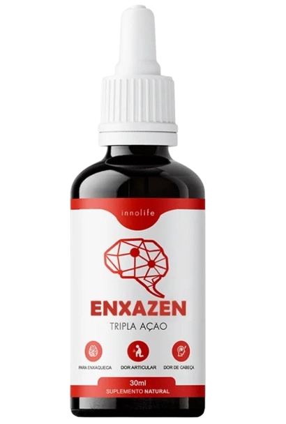 Enxazen, Tratamento natural e Eficaz da Enxaqueca Crônica e Cefaléia, 30ml, Inno Life