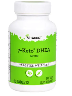 7-Keto DHEA 50mg, 60 comprimidos, Vitacost