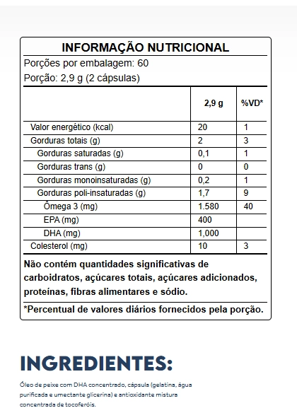 Ômega 3, Super DHA, 120 Cápsulas, PuraVida