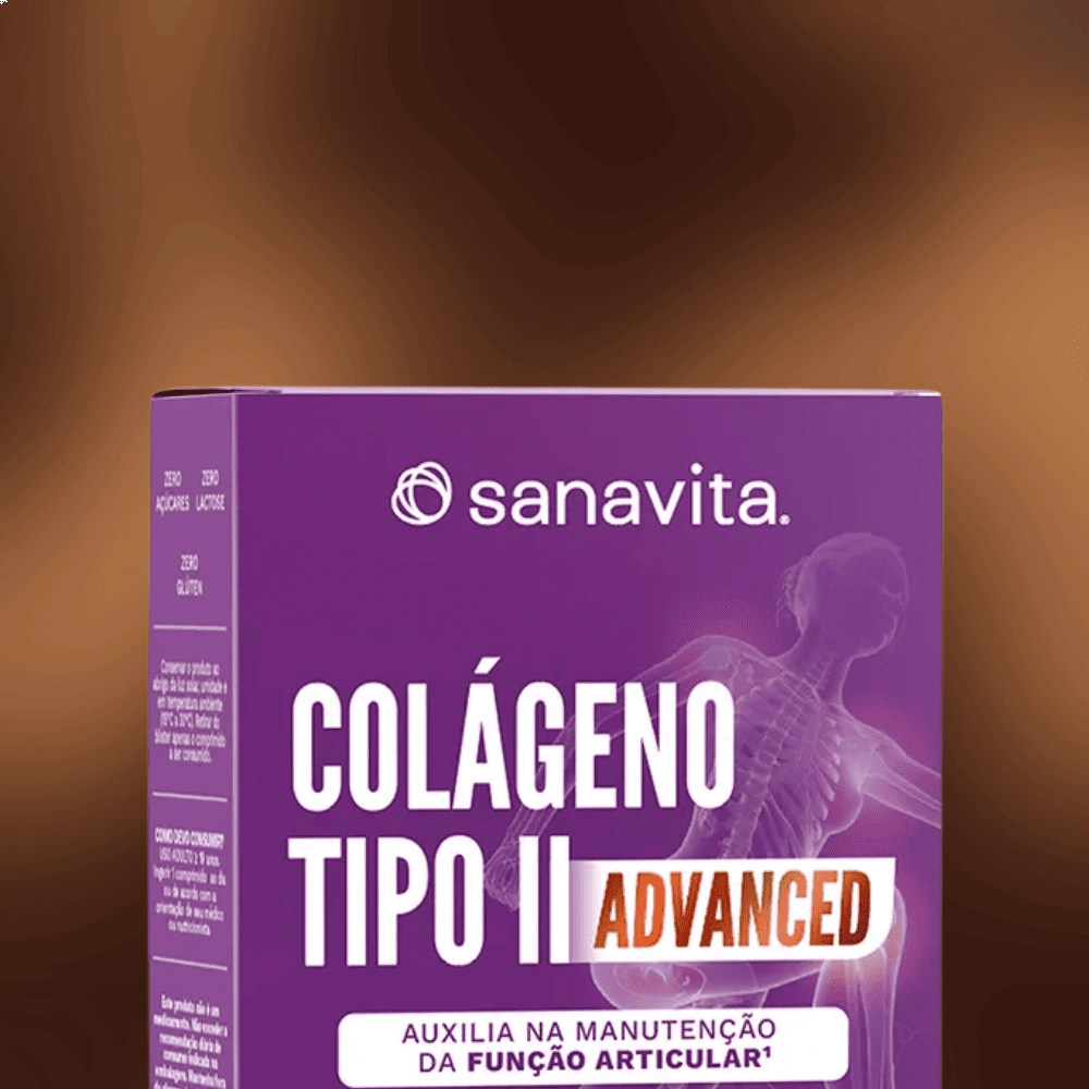 Colágeno Tipo II Advanced, 30 Comprimidos - Sanavita