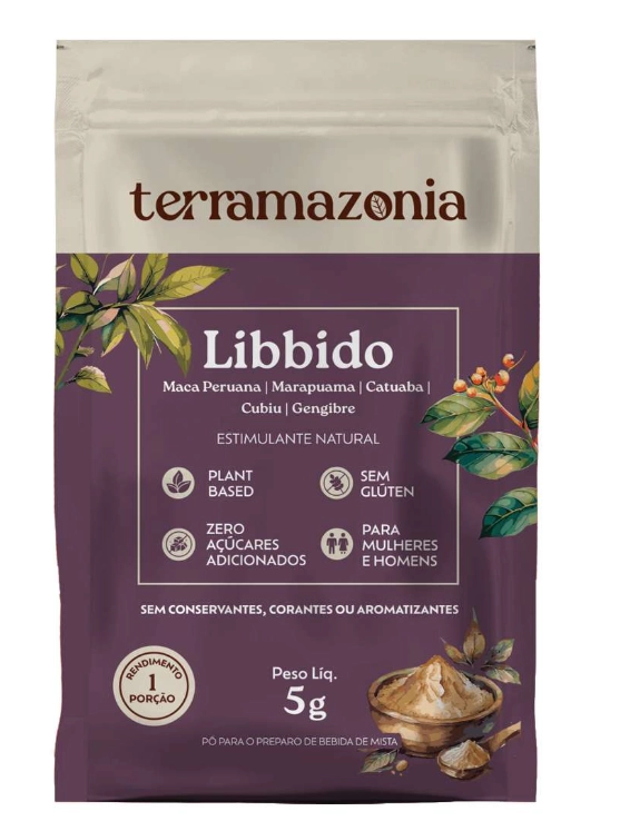 Libbido em Pó, Sachê 5g, Terramazonia