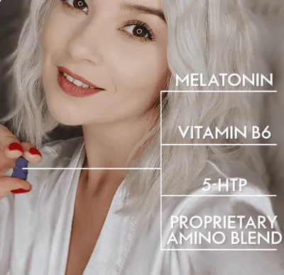 Melatonina 6mg, com 5-HTP, Magnesio, L-teanina e Valeriana, 62 Gomas, SugarbearPro