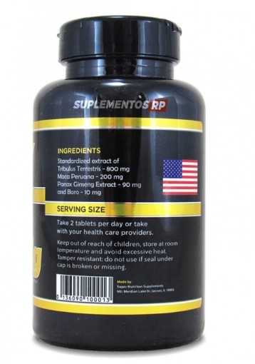 Tribulus Max Premium 800mg, 90 Comprimidos, Super Nutrition