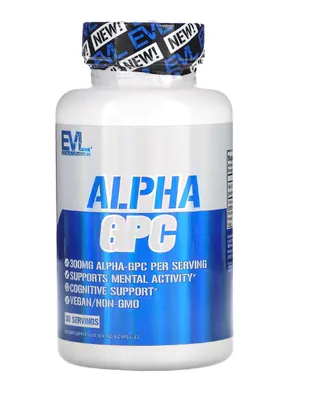 Alpha GPC, 30 Cápsulas, EVLution Nutrition