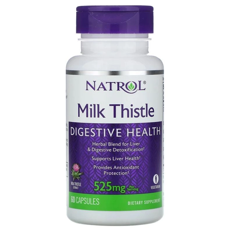 Milk Thistle, 525mg, 60 Capsules, Natrol