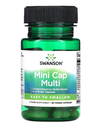 Mini Cap Multi, Mini Tampa, 30 Cápsulas, Swanson