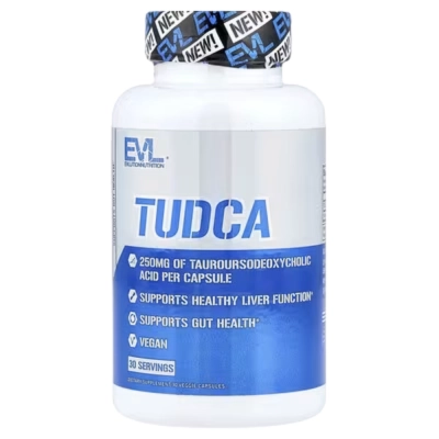 TUDCA 250mg, 30 Cápsulas, EVLution Nutrition