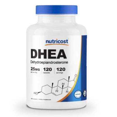 DHEA 25mg, Cápsulas Opções, Nutricost