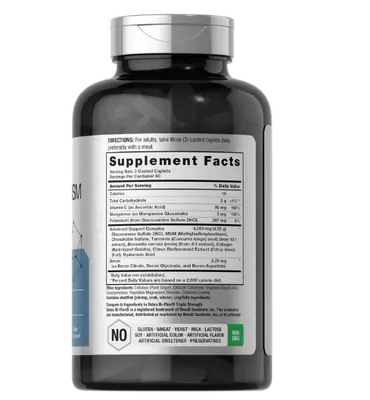 Glucosamina e condroitina com MSM, Cúrcuma e Boswellia, 4050mg, 180 Cápsulas, Horbaach
