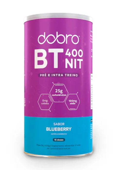 BT 400 Nitrato, Sabor Blueberry, 450g, Dobro