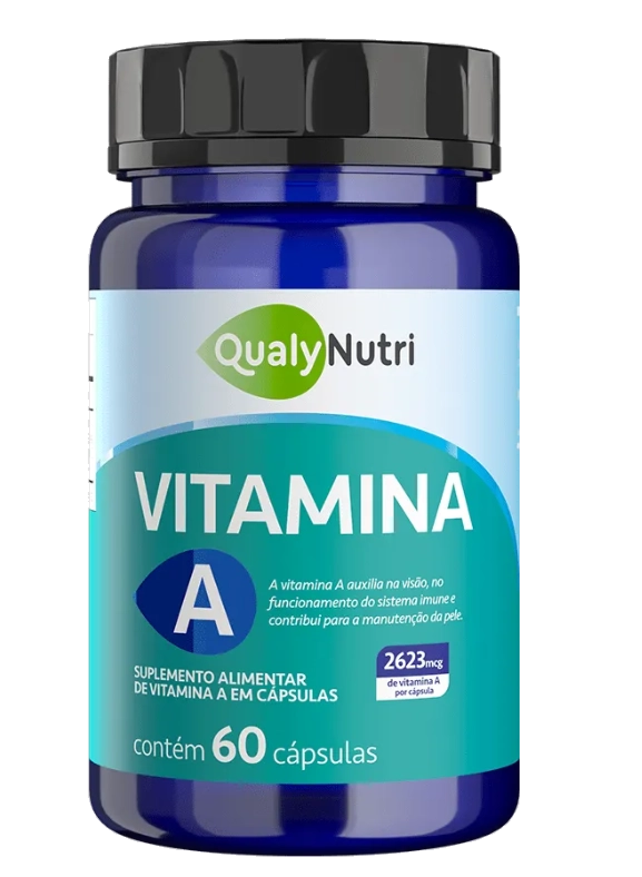 Vitamina A 250mg, 60 Cápsulas, QualyNutri