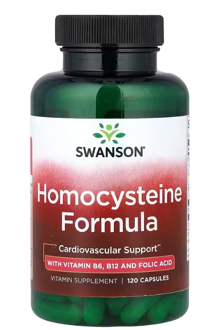 Homocysteine, Fórmula de Homocisteína, 120 Cápsulas, Swanson