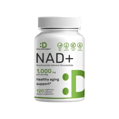 NAD+ Nicotinamide Adenine Dinucleotide RESVERATROL, 1000Mg, 120 Cápsulas, Deal Supplement