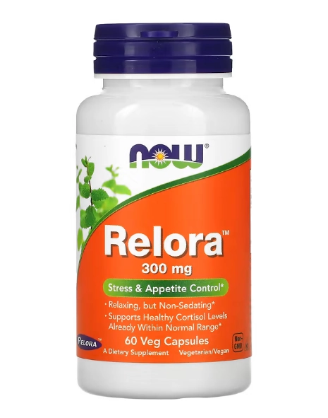Relora, 300mg, 60 cápsulas, Now