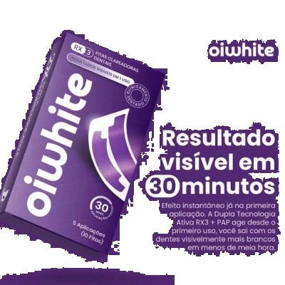 FITAS CLAREADORAS DENTAIS, RX 3, 10 FITAS, OIWHITE
