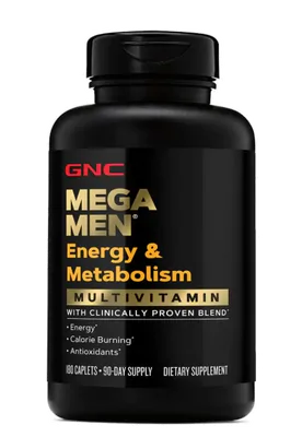 Multivitamínico Mega Men Energy & Metabolism, 180 Comprimidos, GNC