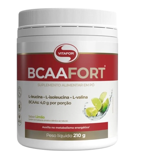 BCAA Fort, 210g Sabor Limão, Vitafor
