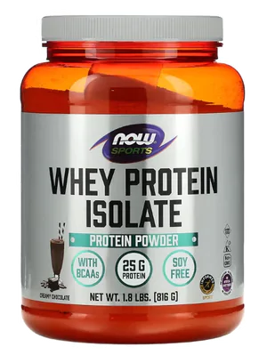 Whey Protein,  Isolado de Proteína Soro do Leite, Sabor Chocolate holandês, 816g, Now