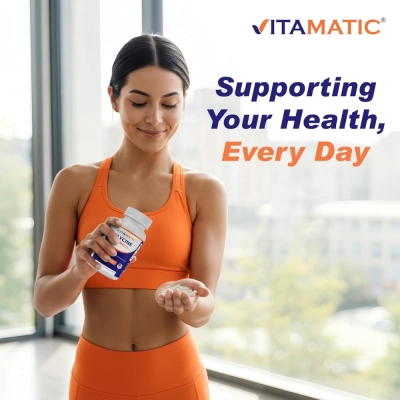 Glicina 2000mg, Relaxamento, Sono e Bem-Estar Diário, 300 Cápsulas, Vitamatic