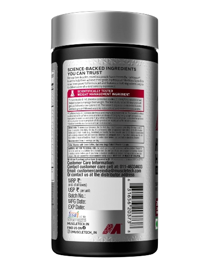 Termogênico Hydroxycut Hardcore super elite, 120 cápsulas, Muscletech