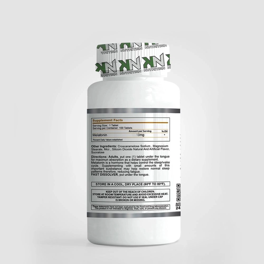 Melatonina, 3mg, 100 Tablets,  KN Nutrition