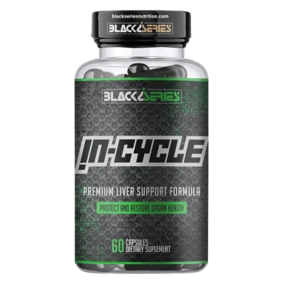 In Cycle Fórmula TUDCA e L-Glutathione, Proteção e Saúde do Fígado, 60 Cápsulas, Black Series