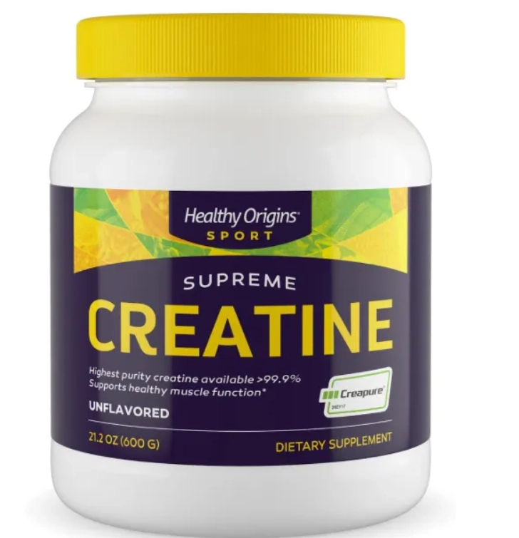 Creatina suprema, 600g em pó, Healthy Origins