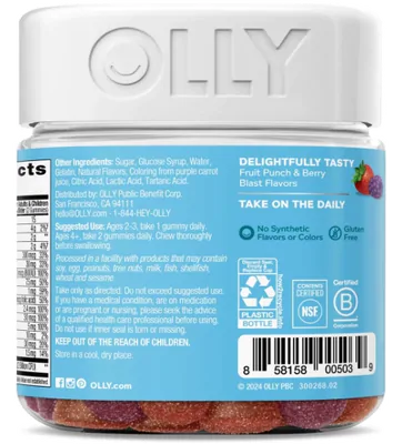 Multivitamínico e Probiótico Kids, 70 Gomas, OLLY
