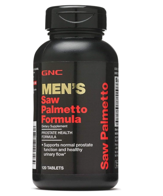 Saw Palmetto Formula, Auxilia na Função Normal da Próstata, 120 Tablets, GNC