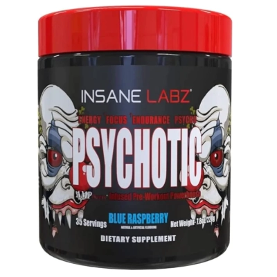 Pre Treino Psychotic Red, Sabores, Insane Labz