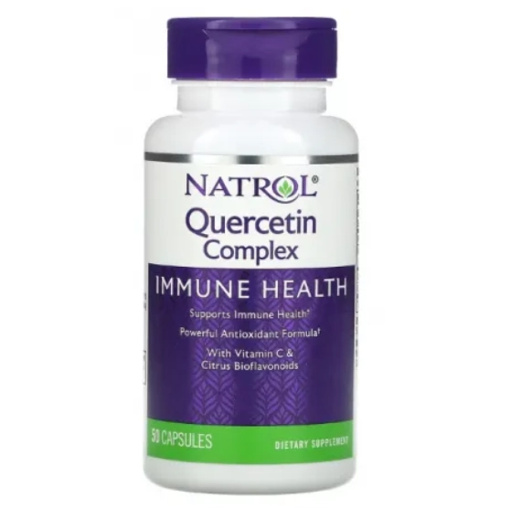 Complexo de Quercetina, 500mg, 50 Cápsulas, Natrol