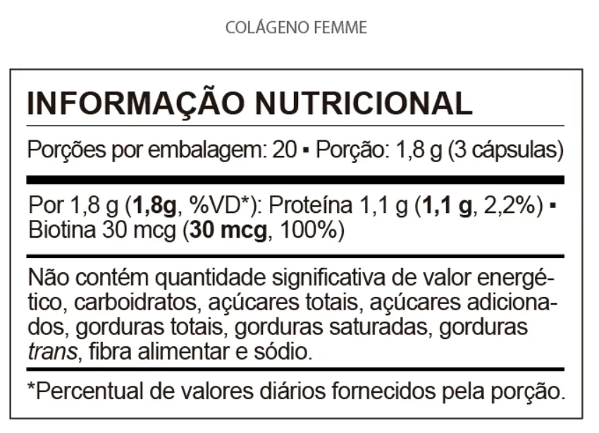 Colágeno Femme, 60 Cápsulas, QualyNutri