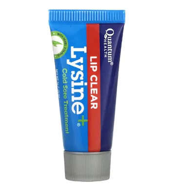 Lip Clear Lysine+, tratamento para herpes labial, 7g, Quantum Health