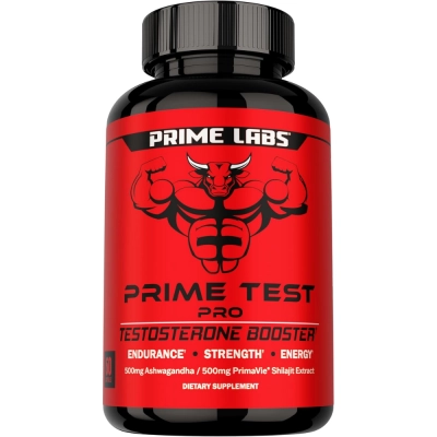Testosterone Booster, Test Pro, 500mg, 60 Cápsulas, Prime Labs