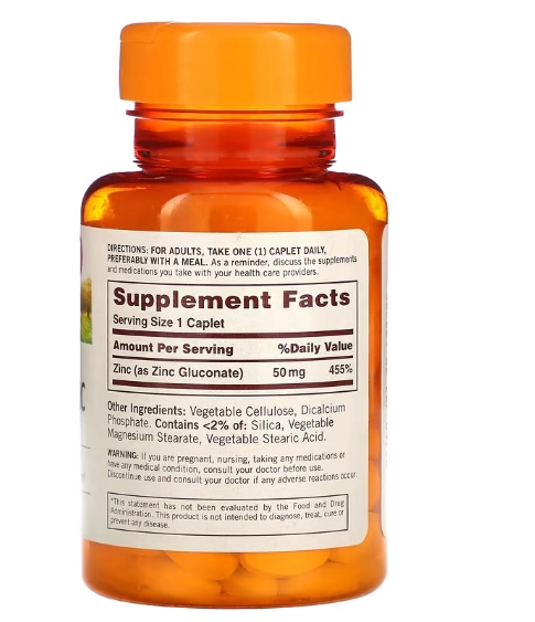Zinco Essencial, 50mg, 100 Cápsulas, Sundown