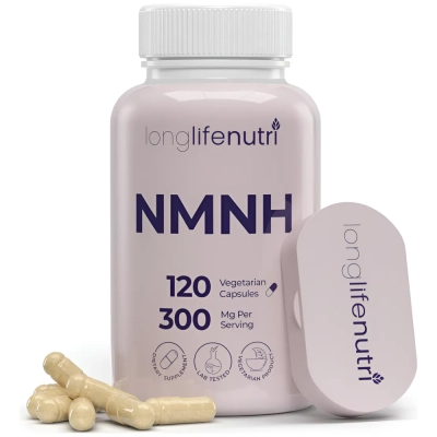 NMNH 300mg, 120 Cápsulas, Long Life Nutri