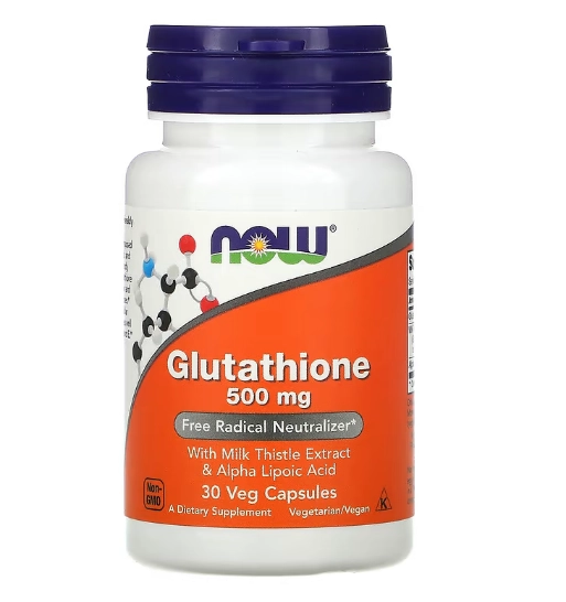 Glutationa 500mg, 30 Cápsulas, Now
