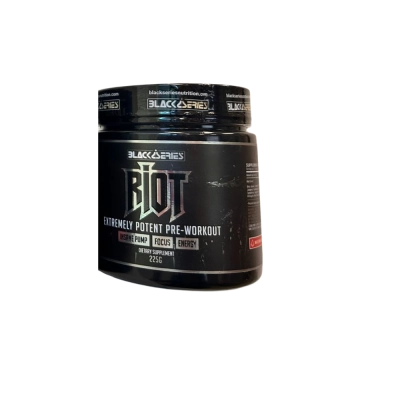 Pré Treino Riot, 225g, Black Series 