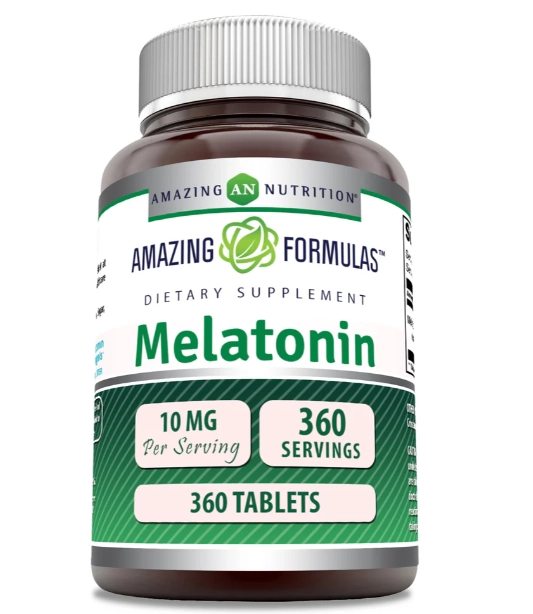 Melatonina 10mg,  360 Comprimidos, Amazing Formulas