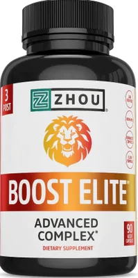 Boost Elite, Aumento dos níveis de testosterona, Caltrop, feno-grego, Ioimbina, maca e Eurycoma Longifolia, 90 cápsulas,