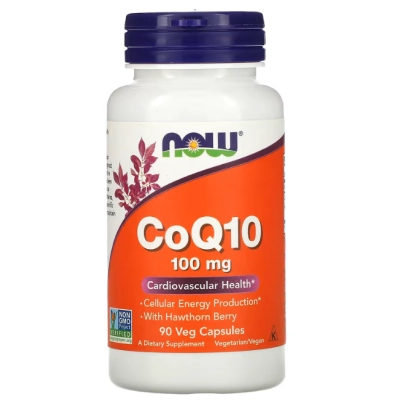 Coenzima CoQ10 100mg, 90 cápsulas, Now
